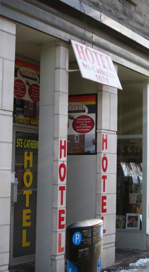 Hotel Ste-Catherine Montreal Exterior foto